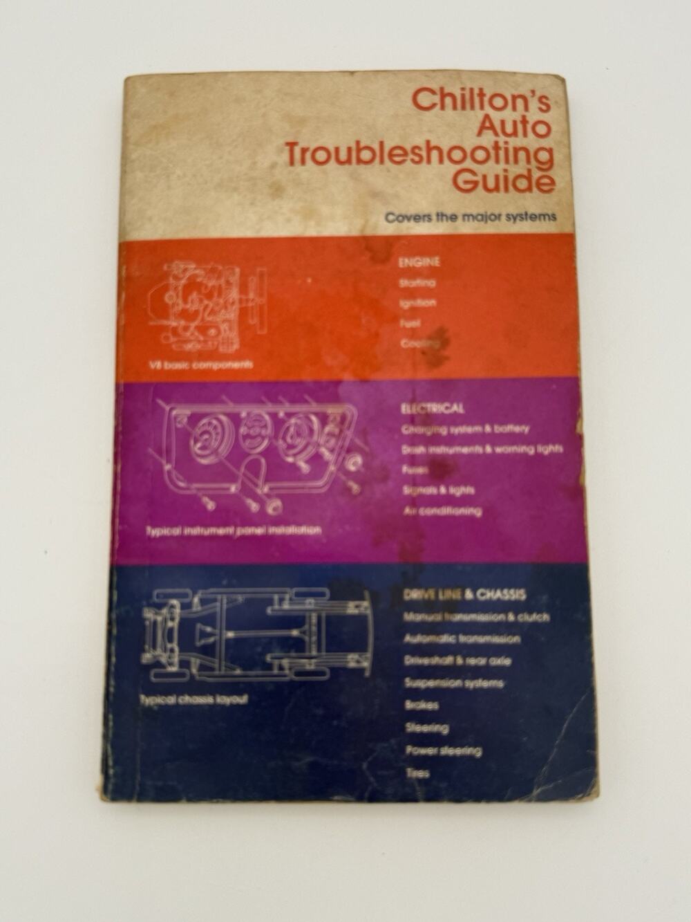 1973 Chilton Auto Troubleshooting Guide Paperback Engine Electrical Chassis